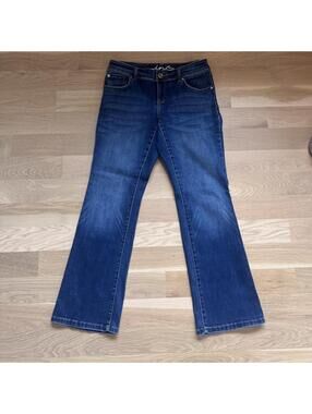 INC Denim Bootcut Curvy Fit Dark Wash Jeans